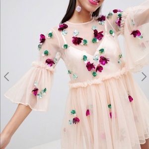 ASOS embellished dress - NEW never been worn